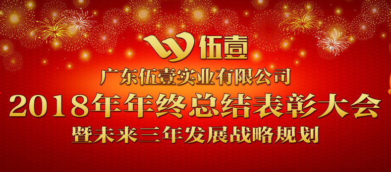 广东伍壹实业有限公司2018年年终总结大会暨未来三年发展战略规划